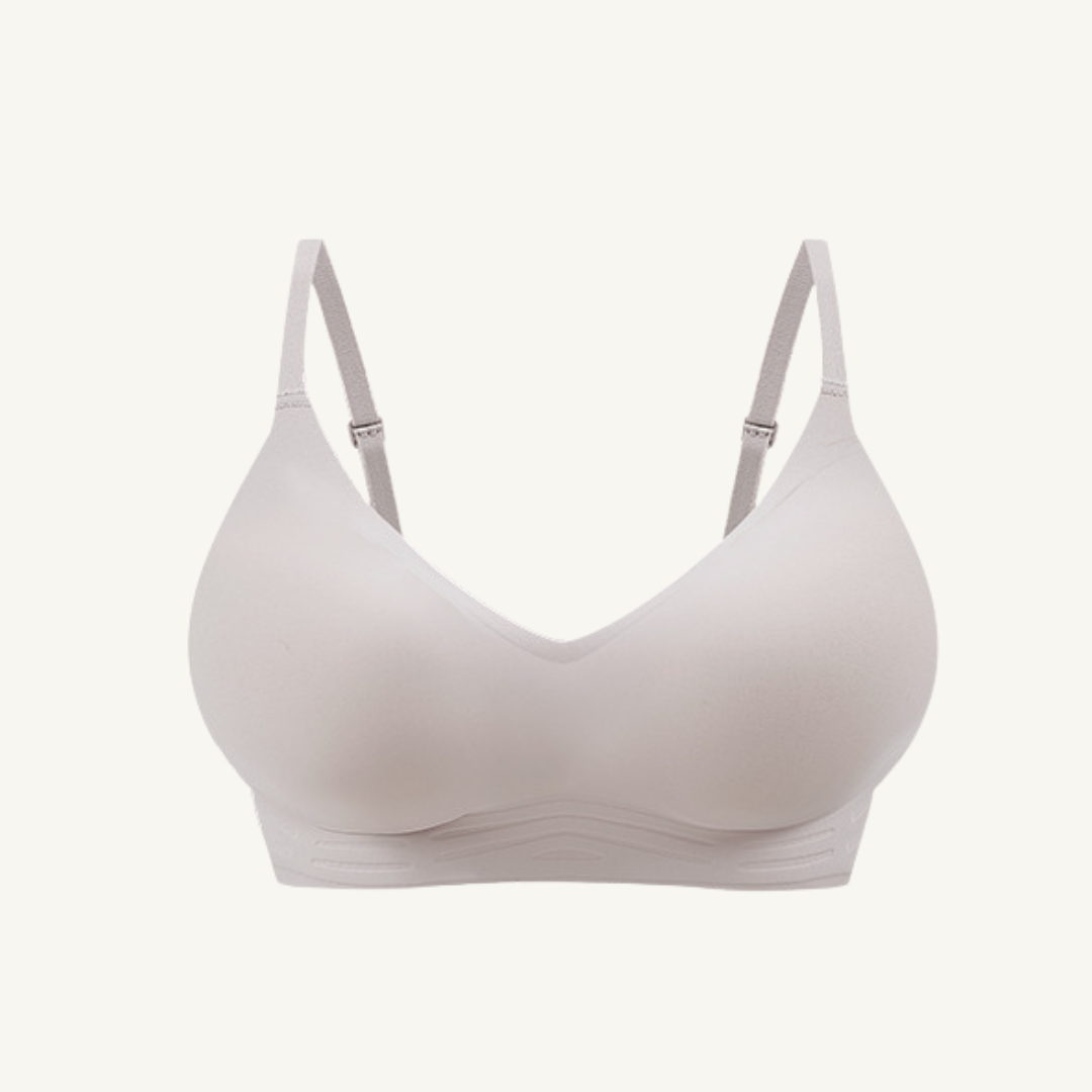 BAREly there - Peachy Pushup Bra Seamless Bra Wireless Push Up Bra Volumn Back Hook